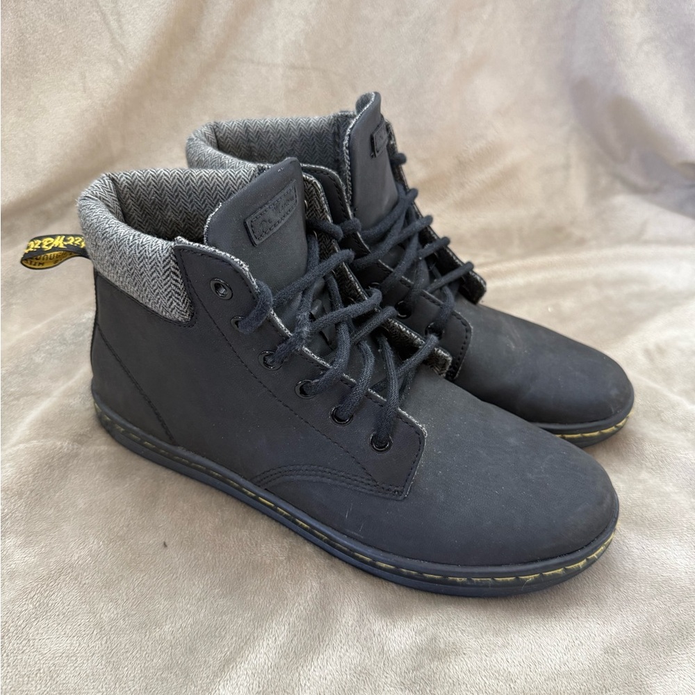 Dr. Martens Leather Black Maelly Ankle Boots